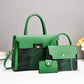 Snakeskin Pattern Simple Advanced Large Capacity Crossbody Bags