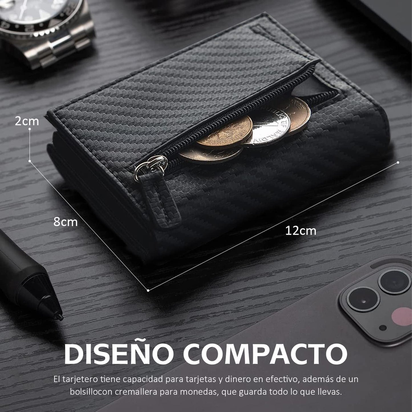 Capacity Automatic Aluminum Box Swiping Multiple Slots Card Holder