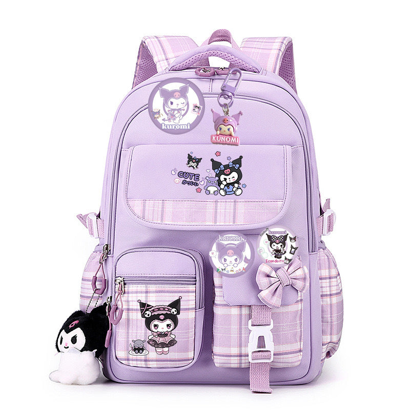 Female Cartoon Cute Portable Burden Alleviation Backpacks