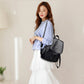 Women's Durable Korean Fashion Soft Leather Backpacks