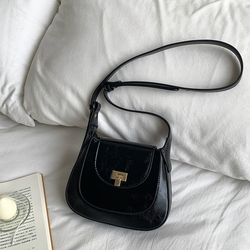 Texture Niche Flip Western Style Exquisite Versatile Fashion Bags