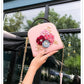Women's Trendy Fashion Flower Chain Mini Crossbody Bags