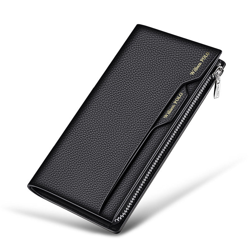 Men's Emperor Paul Long Genuine Leather Business Men's Wallets