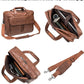 Bolsos de Negocios de Cuero Creativos para Portátil de Pulgadas para Hombre