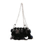 Women's Super Hot Sequin Versatile Personality Small Square Bags