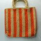 Straw Woven Letter Embroidery Hollow Beach Handbags