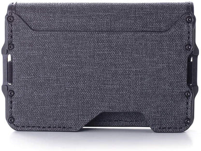 Men's Swiping Aluminum Alloy 2 Fold Leather Men's Wallets