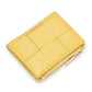 Women's Short Sheepskin Woven Fashion Folding Multifunctional Ladies Wallets