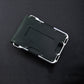 Men's Metal Aluminum Alloy Multifunctional Leather Credit Card Holder