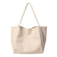 Women's Style Large Capacity Totes Simple Soft Leather Shoulder Bags