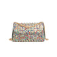 Women's Dinner Diamond Chain Textured High Evening Bags