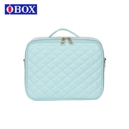 Large Capacity Lavender Purple Inch Light With Mirror Cosmetic Bags