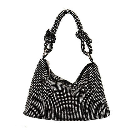Dinner Handmade Double Rhinestone Banquet Full Evening Bags