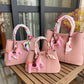 Genuine Leather Fashion Simple Large Capacity Portable Shoulder Bags