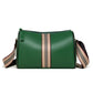 Women's Leather Fashion Litchi Pattern Contrast Color Shoulder Bags