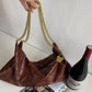 Women's Ge Underarm Texture Western Style Embossed Shoulder Bags