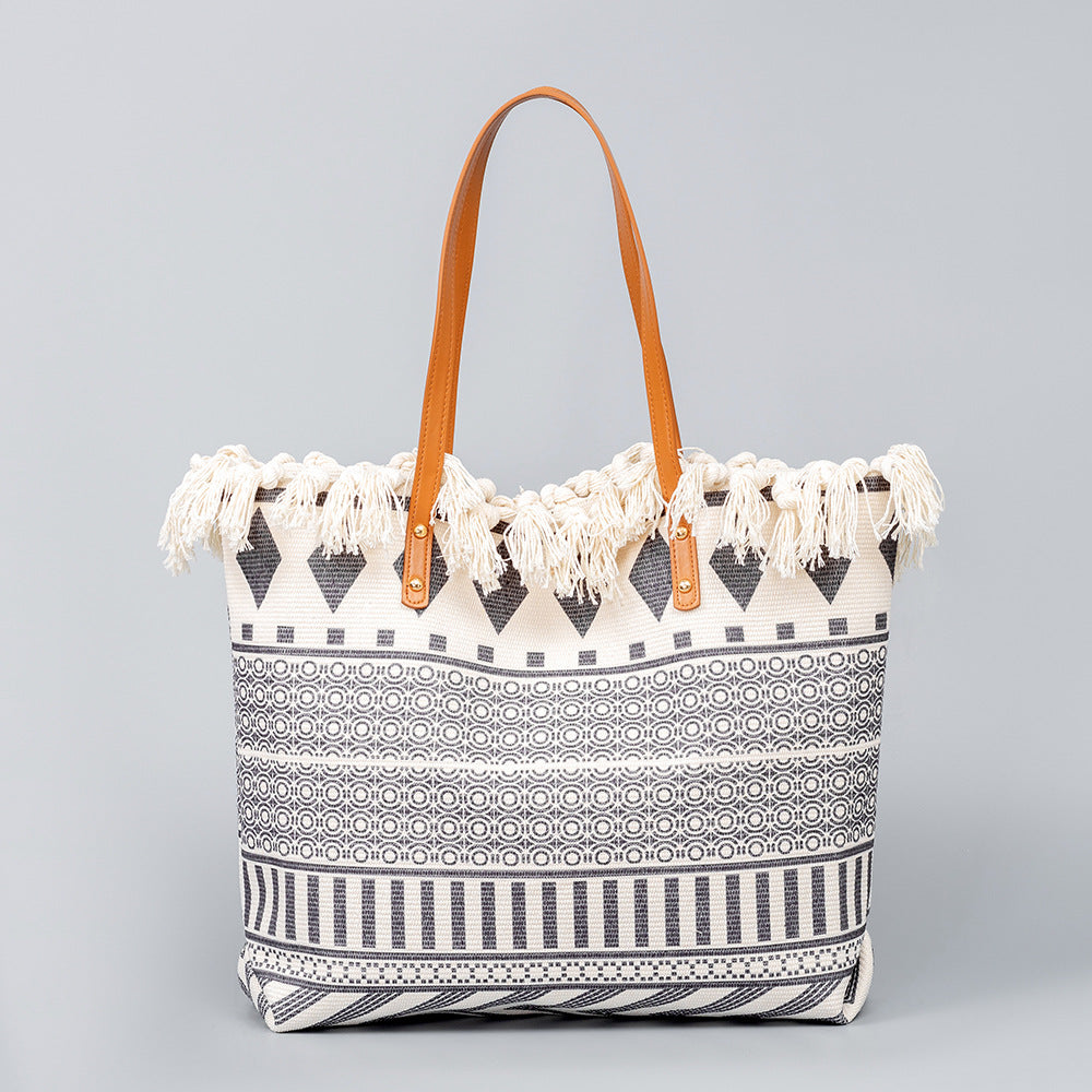 Creative Commuter Canvas Bohemian Ethnic Print Shoulder Bags