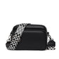 Women's First Layer Cowhide Fashion Simple Litchi Pattern Shoulder Bags