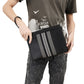 Men's Embroidered Striped Woven Green Envelope Large Men's Handbags