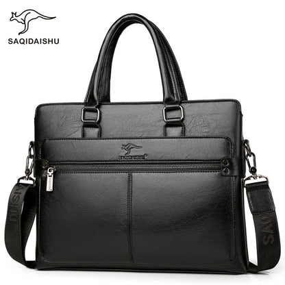 Men's Kangaroo Business Large Capacity Computer Men's Handbags