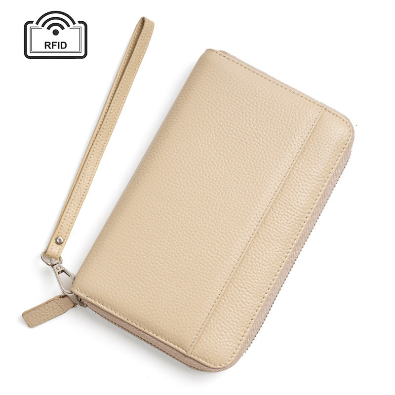 Women's Large Capacity Passport Multiple Slots Document Ladies Wallets
