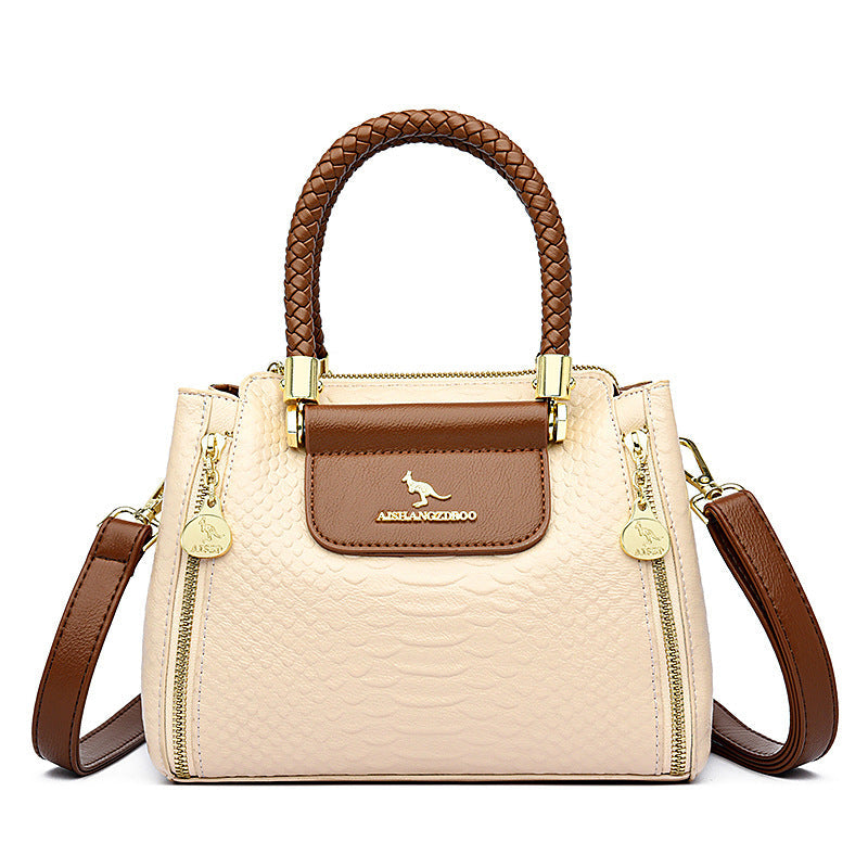 High-grade Large Capacity Mother Crocodile Pattern Crossbody Bags
