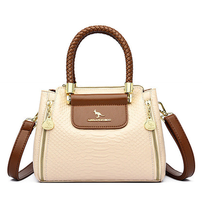 High-grade Large Capacity Mother Crocodile Pattern Crossbody Bags