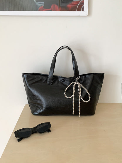 Women's Sense Simple Korean Style Niche Large Handbags