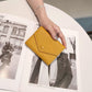 Women's Style Trendy First Layer Cowhide High Ladies Wallets