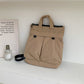 Female Large Capacity Solid Color Niche Shoulder Bags