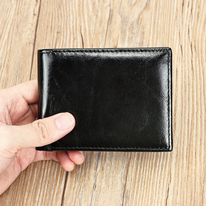 Men's Leather High-grade Large Capacity First Layer Men's Wallets