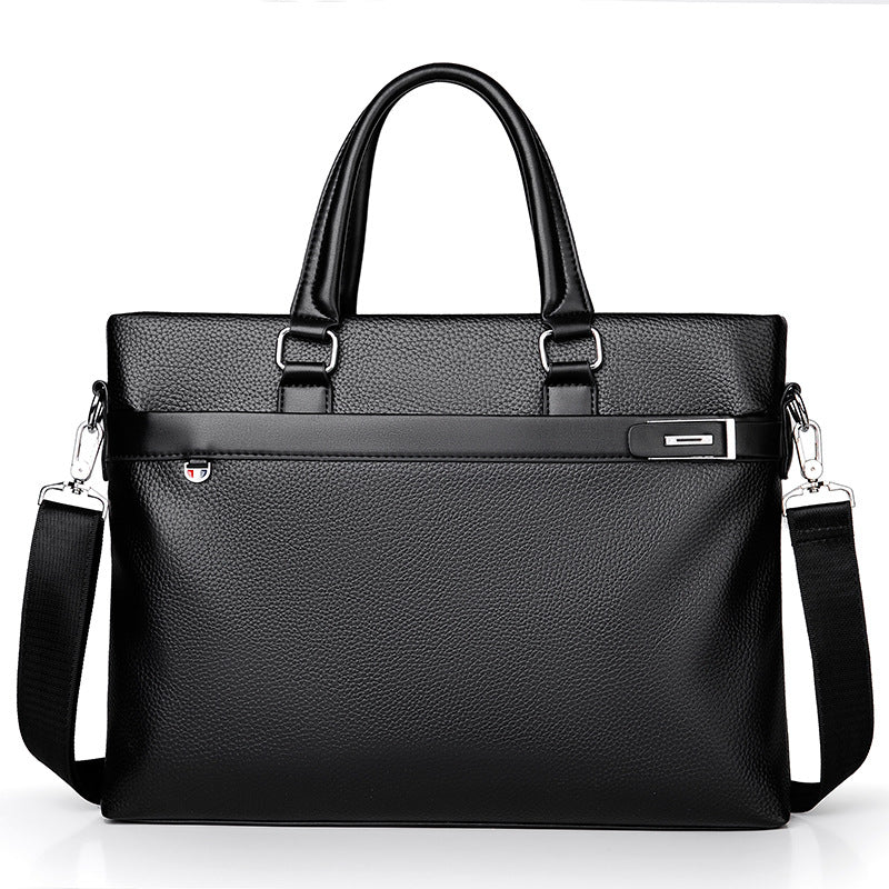 Men's Document Authentic Leather Tactile Feel Tide Men's Handbags