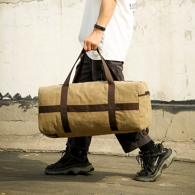 Large Capacity Canvas Short Distance Computer Backpacks