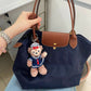 Women's Nylon Dumpling Embroidered Large Capacity Totes Shoulder Bags