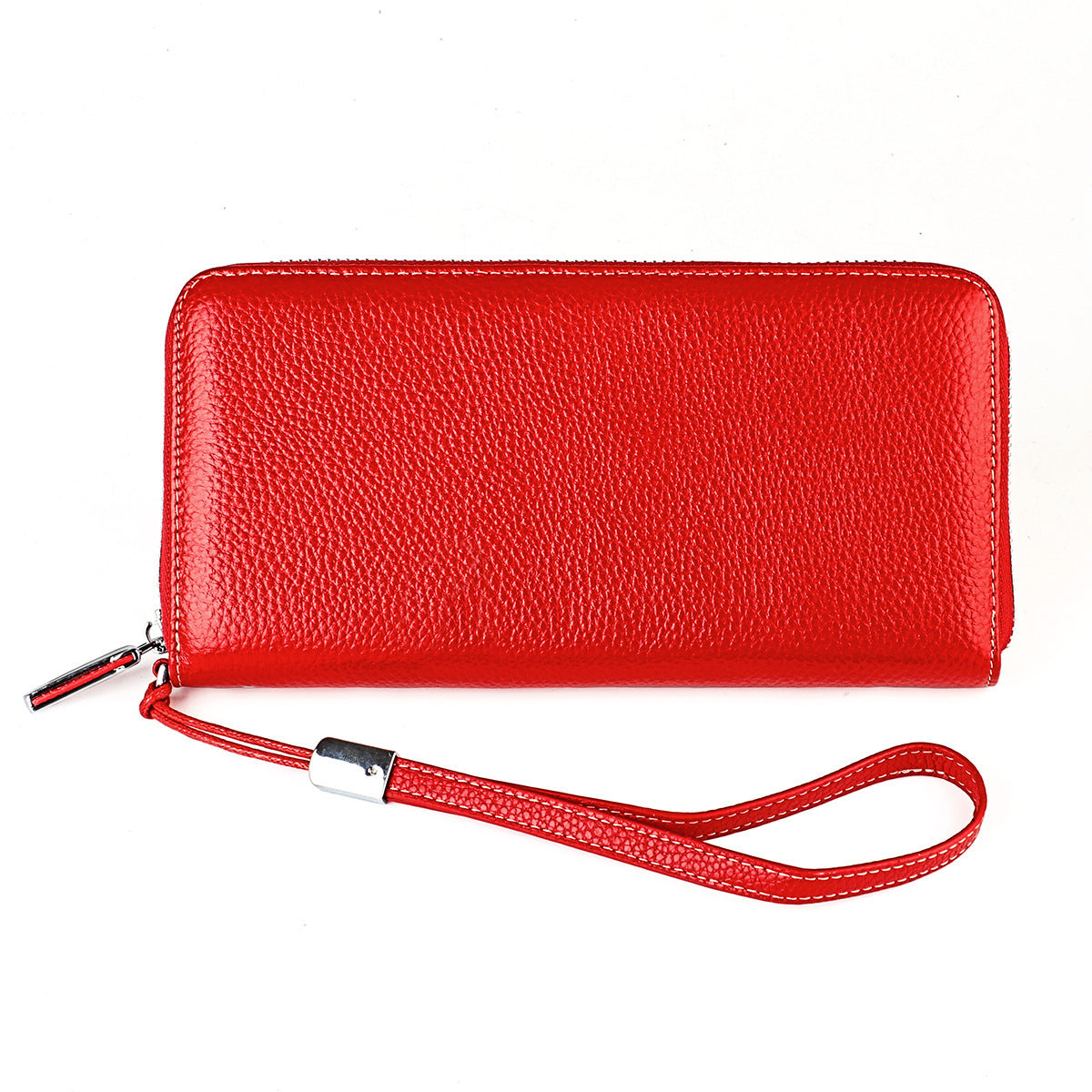 Women's Capacity Long Top Layer Cowhide Multi Ladies Wallets