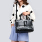 Women's Pretty Letter Pattern Portable Embossed Shoulder Bags