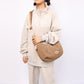 Spring Korean Style Canvas Pleated Underarm Crossbody Bags