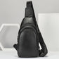 Men's Leather First Layer Trendy Large Capacity Men's Chest Bags