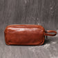 Women's & Men's Retro Genuine Leather Clutch First Layer Large Capacity Men's Handbags