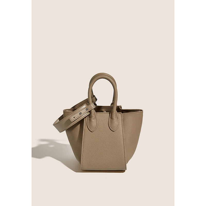 Women's Leather Minority Wings Style Portable Vegetable Bags