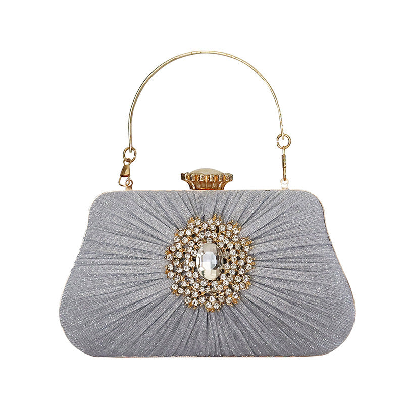 Women's Dinner Fashion Diamond Clutch Cheongsam Formal Evening Bags