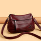 Women's Leather Mother Fashion Stitching Large Capacity Crossbody Bags