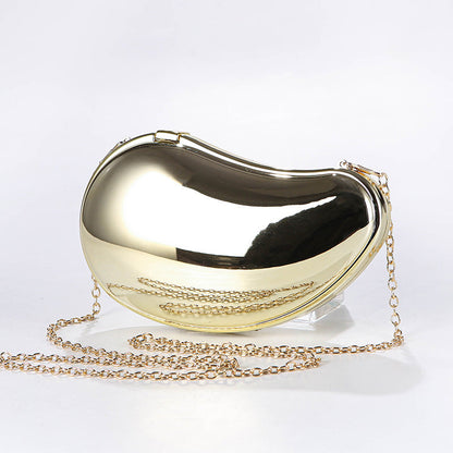 Mango Acrylic Mirror Plating Trendy Beach Evening Bags