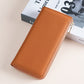 Women's Genuine Leather Long Zipper Fashion Clutch Ladies Wallets