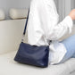 Women's Leather Zipper Light Luxury Simplicity Top Layer Cowhide Crossbody Bags