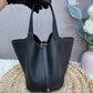 Women's Home Vegetable Basket Hand First Layer Cowhide Bags