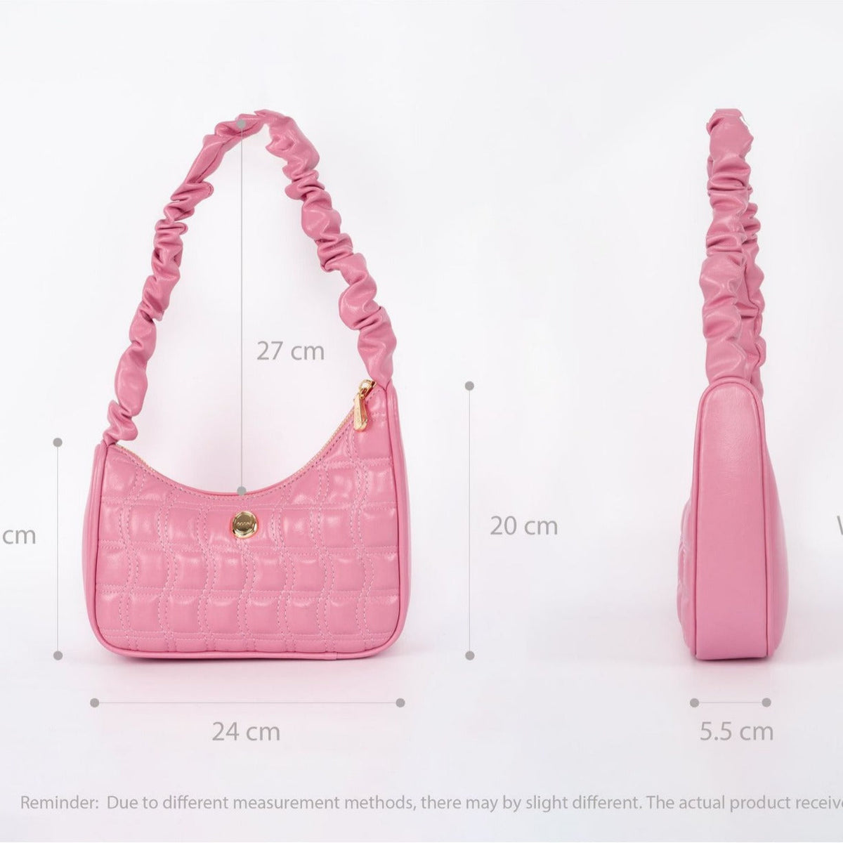 Women's Korean Minority Cloud Pleated Embroidered Underarm Armpit Bags