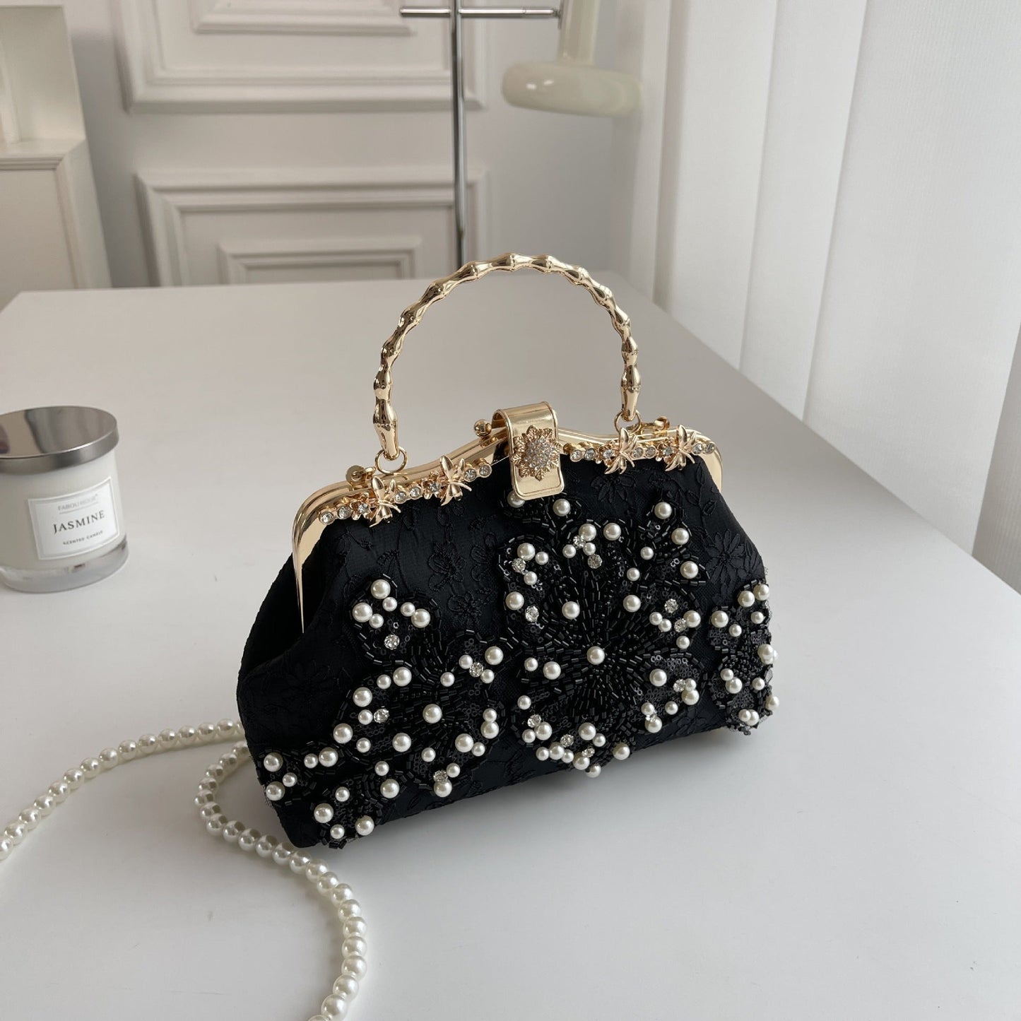 Embroidered Fashion Cheongsam Banquet Clutch Chain Handbags