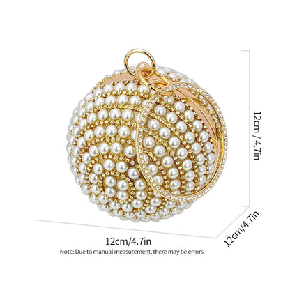 Women's Banquet Pearl Pouch Diamonds Little Fairy Shoulder Bags