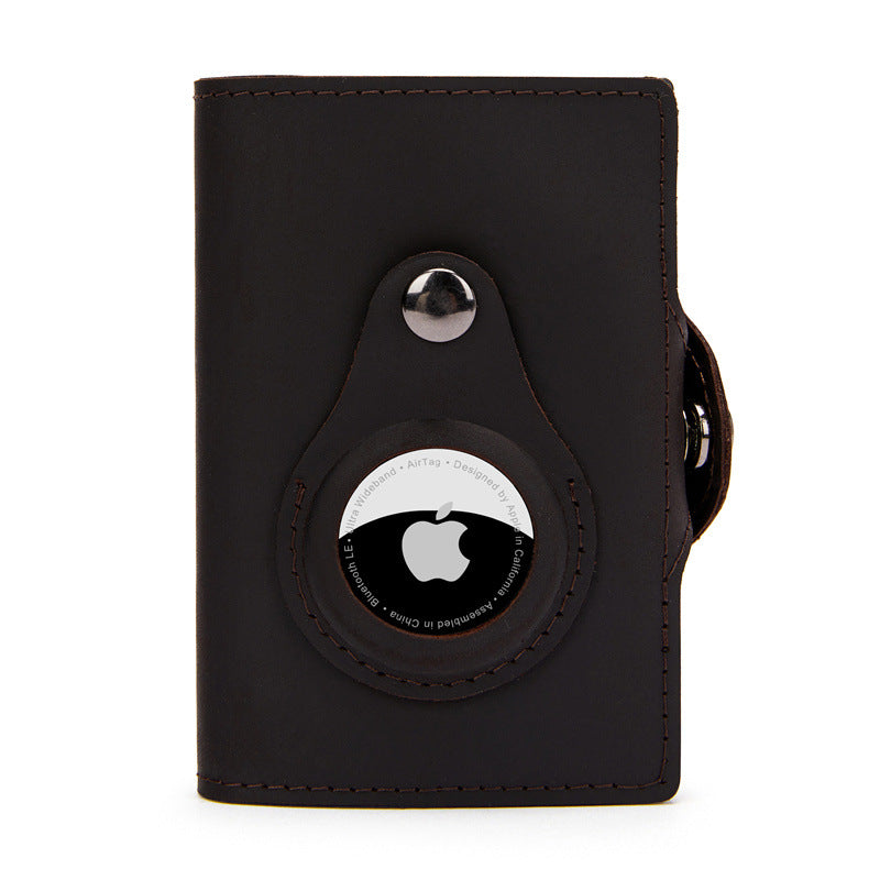 Women's & Men's & Tracker Genuine Leather Credit Multifunction Card Holder